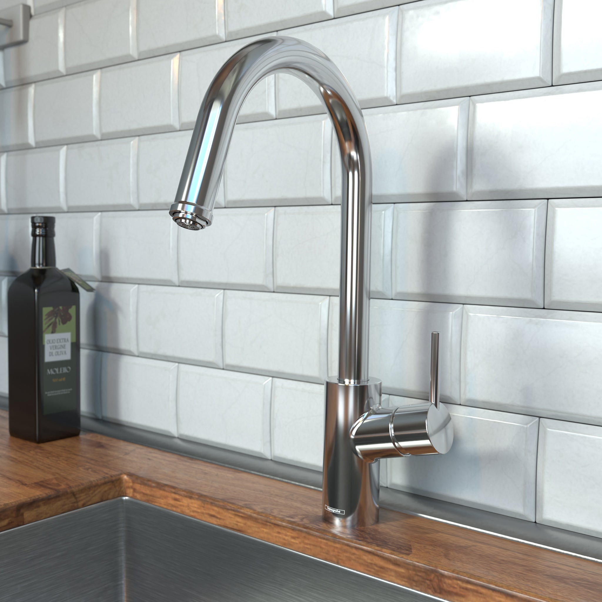 HANSGROHE 14872001 Talis S² HighArc Kitchen Faucet, 1-Spray Pull-Down, 1.75 GPM - Chrome