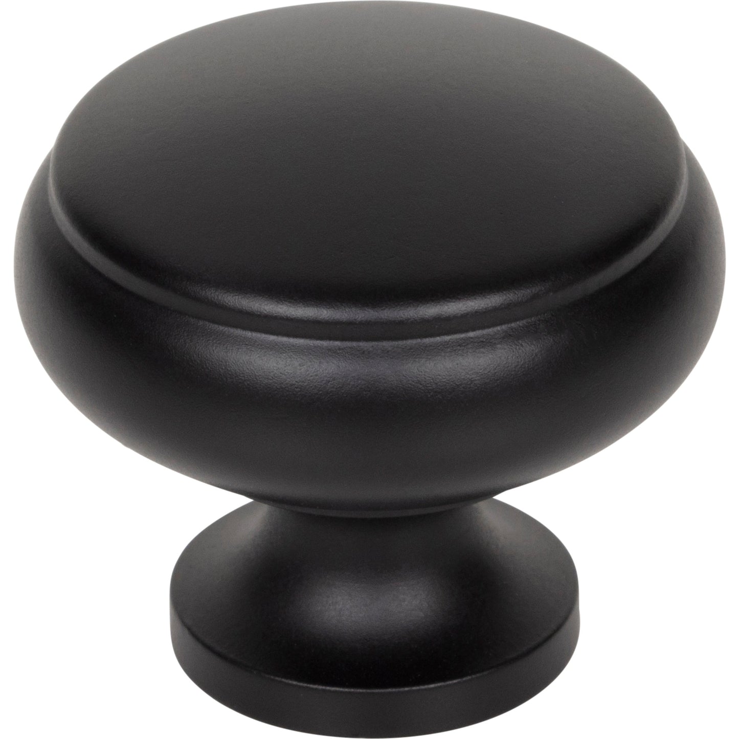 TOP KNOBS TK3090BLK Cumberland 1 1/4" Diameter Round Knob - Flat Black