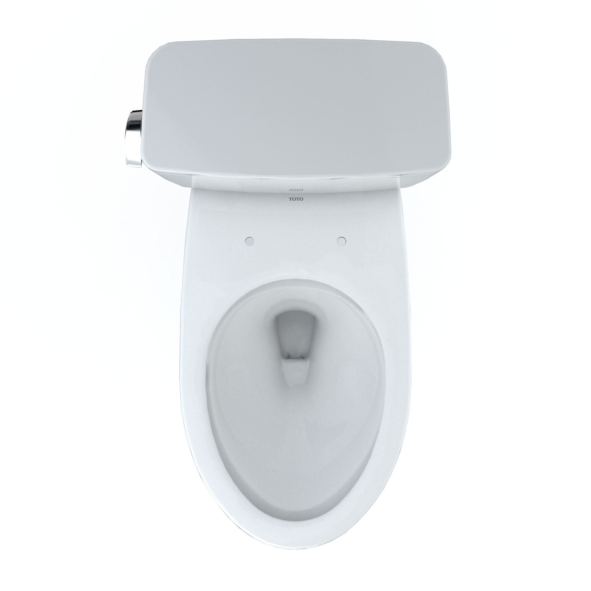 TOTO CST776CEFG.10#01 Drake Two-Piece Elongated 1.28 Gpf Universal Height Tornado Flush Toilet With Cefiontect And 10 Inch Rough-In - Cotton White