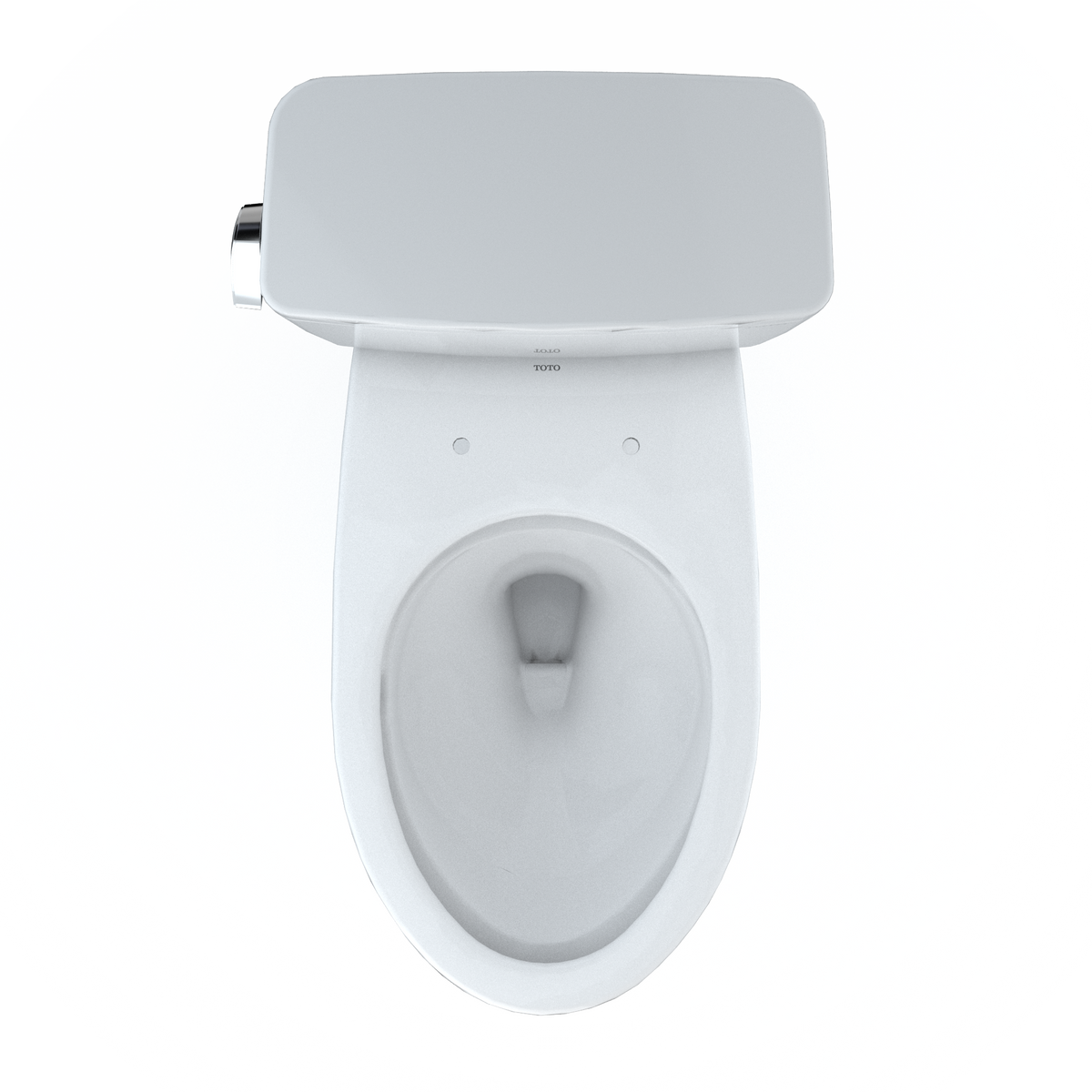 TOTO CST776CSG#01 Drake Two-Piece Elongated 1.6 Gpf Tornado Flush Toilet With Cefiontect - Cotton White