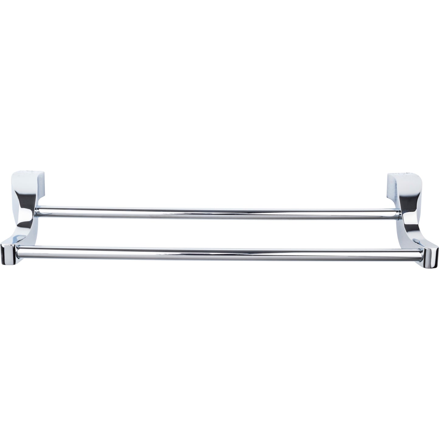 TOP KNOBS AQ11PC Aqua Double 31 1/4" Wall Mounted Towel Bar - Polished Chrome