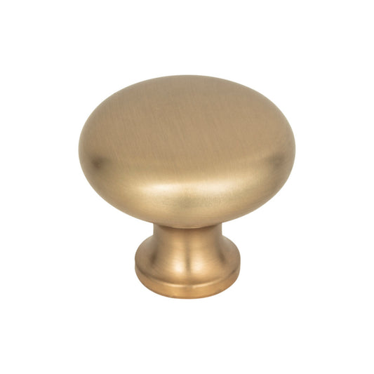 ATLAS A819-CM Successi 1 1/4" Diameter Round Knob - Champagne