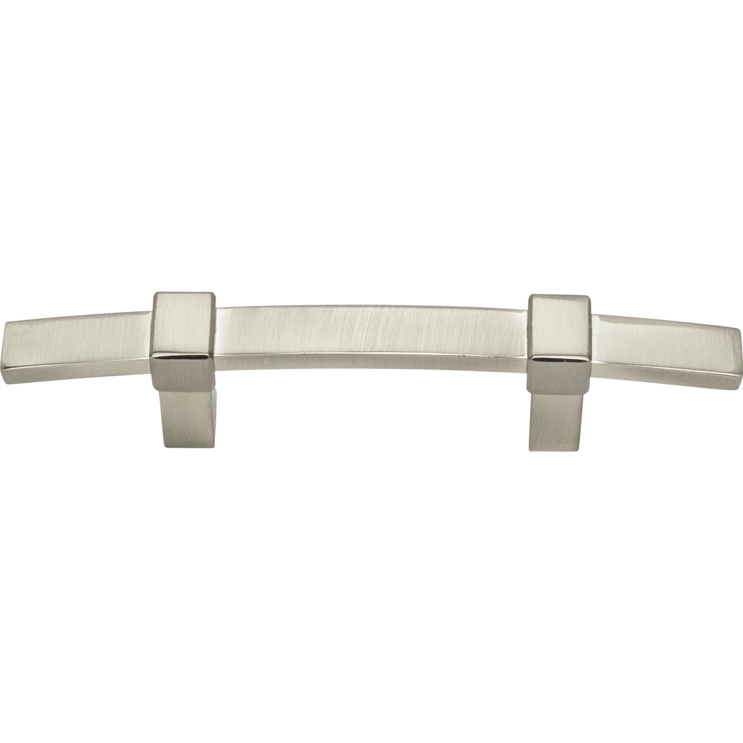 ATLAS 302-BRN Buckle Up 3" Center to Center Bar Pull - Brushed Nickel