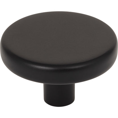 ELEMENTS 105L-MB Gibson 1-5/8" Diameter Mushroom Knob - Matte Black