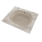 TOTO LT483G#03 Maris 17-5/8" x 14-9/16" Oval Undermount Bathroom Sink with CEFIONTECT , Bone