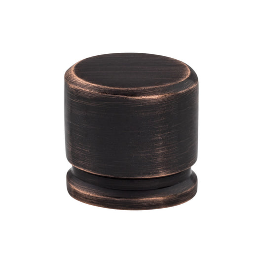 TOP KNOBS TK59TB Oval 1 1/8" Length Oval Knob - Tuscan Bronze