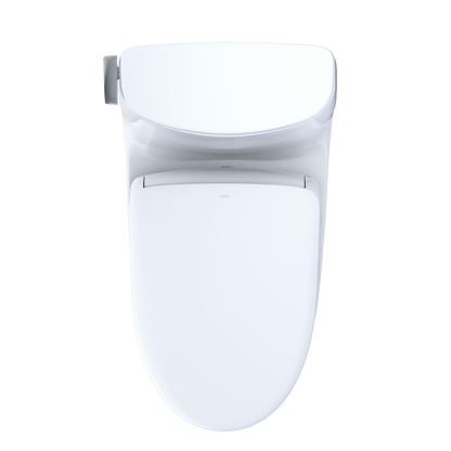 TOTO MW6144736CUFGA#01 Washlet+ Carlyle Ii 1G One-Piece Elongated 1.0 Gpf Toilet With Auto Flush Washlet+ S7A Contemporary Bidet Seat - Cotton White