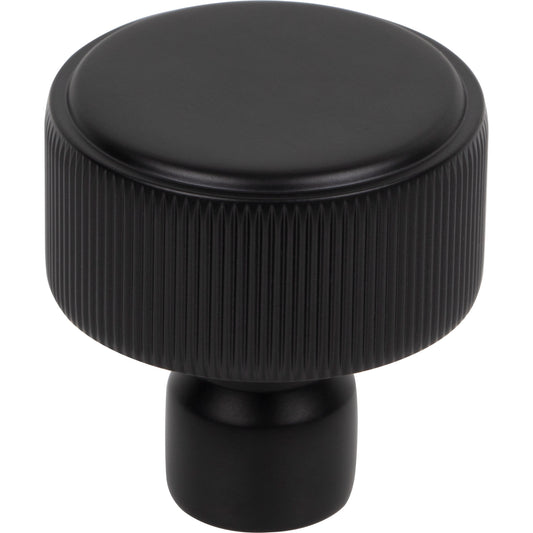 TOP KNOBS TK3250BLK Dempsey 1 1/4" Length Round Knob - Flat Black