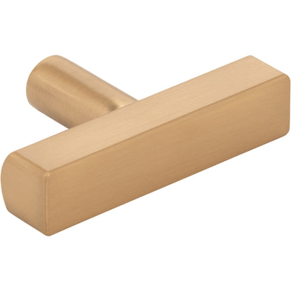 JEFFREY ALEXANDER 845T-SBZ Dominique 2" Length Bar Knob - Satin Bronze