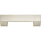 ATLAS A918-BN Wide Square 3 3/4" Center to Center Bar Pull - Brushed Nickel