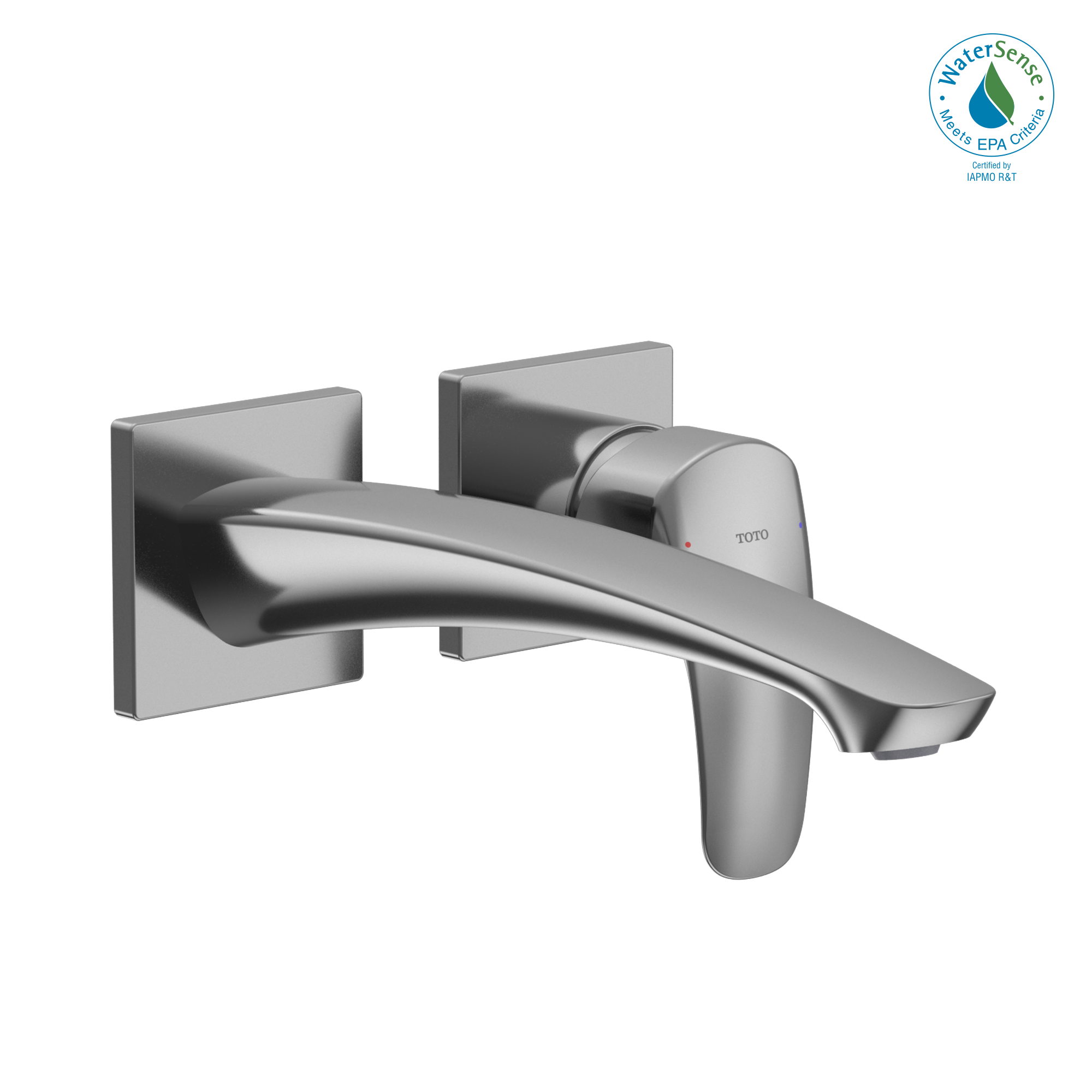 TOTO TLG09308U#CP Gm 1.2 Gpm Wall-Mount Single-Handle Long Bathroom Faucet With Comfort Glide Technology - Polished Chrome