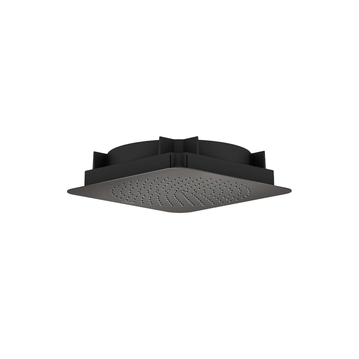 AXOR 28795341 Citterio C Showerhead 270 Square 1-Jet Flush Ceiling, 2.5 GPM - Brushed Black Chrome
