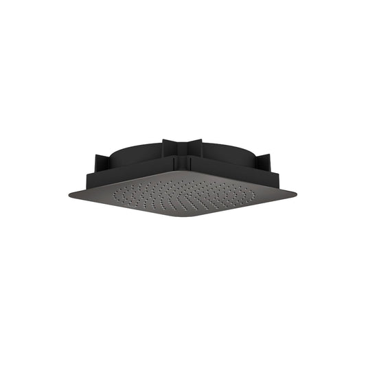 AXOR 28795341 Citterio C Showerhead 270 Square 1-Jet Flush Ceiling, 2.5 GPM - Brushed Black Chrome