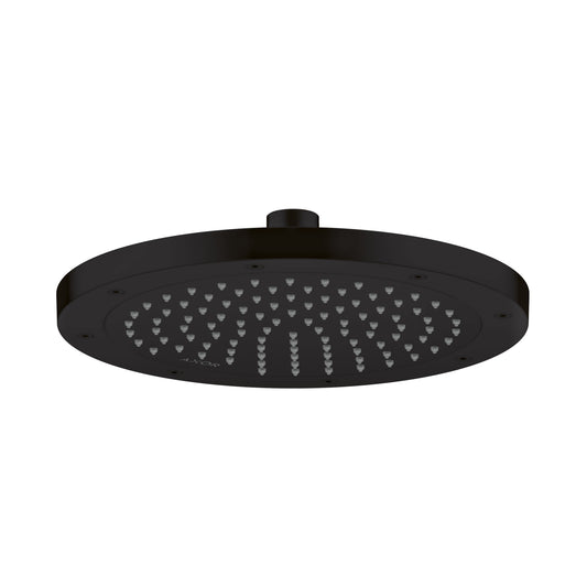 AXOR ShowerSolutions Showerhead 245 1-Jet, 2.5 GPM in Matte Black