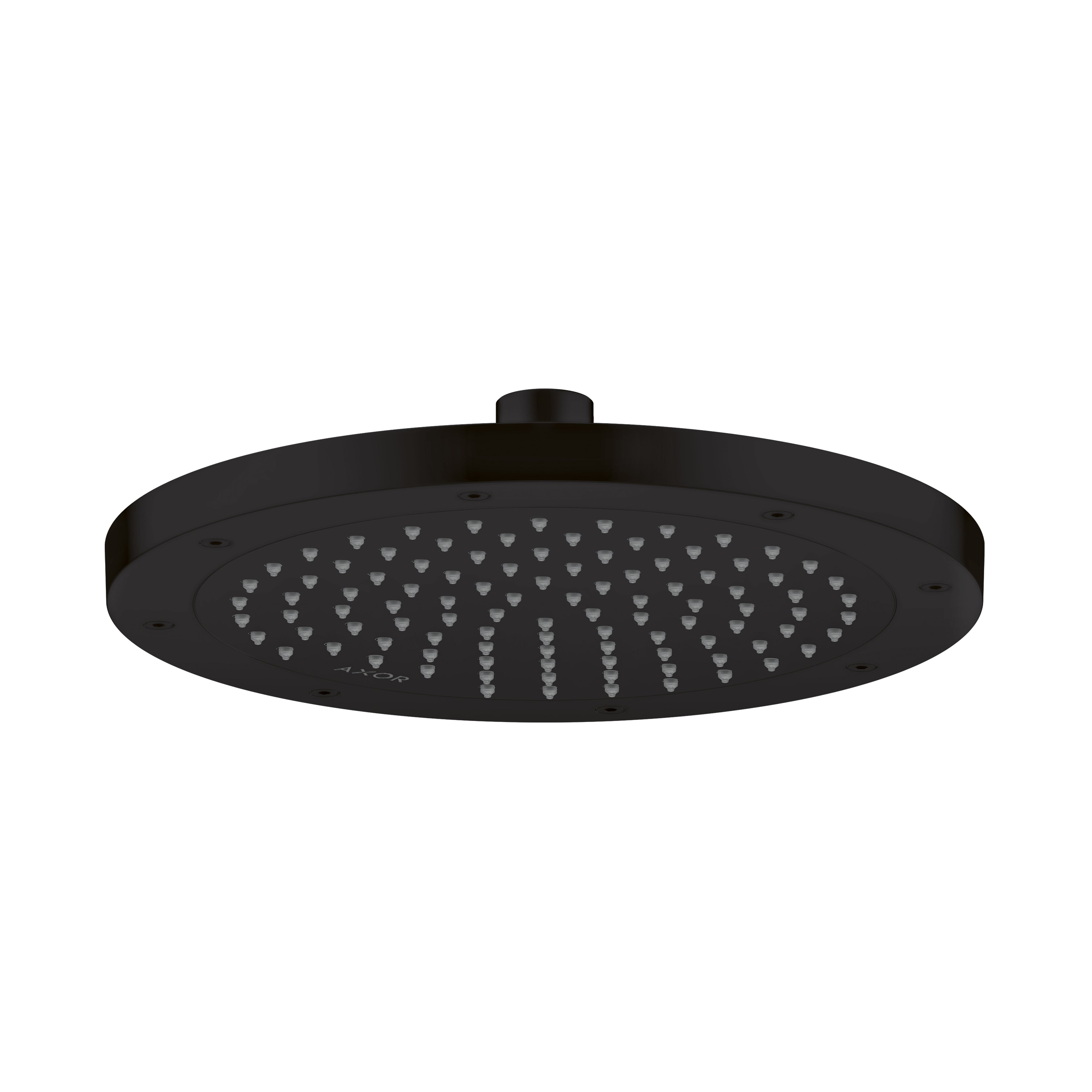 AXOR 35384671 ShowerSolutions Showerhead 245 1-Jet, 2.5 GPM - Matte Black