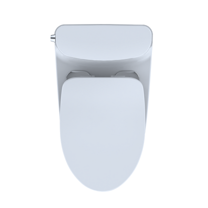TOTO MS642234CUFG#01 Nexus 1G One-Piece Elongated 1.0 Gpf Universal Height Toilet With Cefiontect And Ss234 Softclose Seat - Cotton White