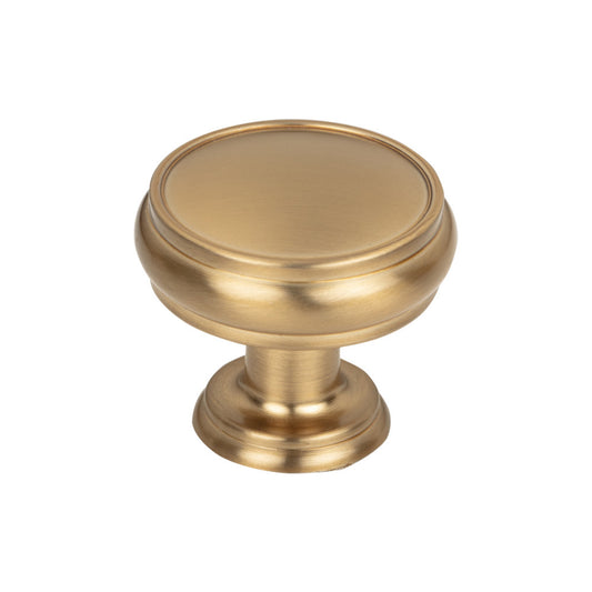 TOP KNOBS TK832HB Eden 1 3/8" Diameter Mushroom Knob - Honey Bronze