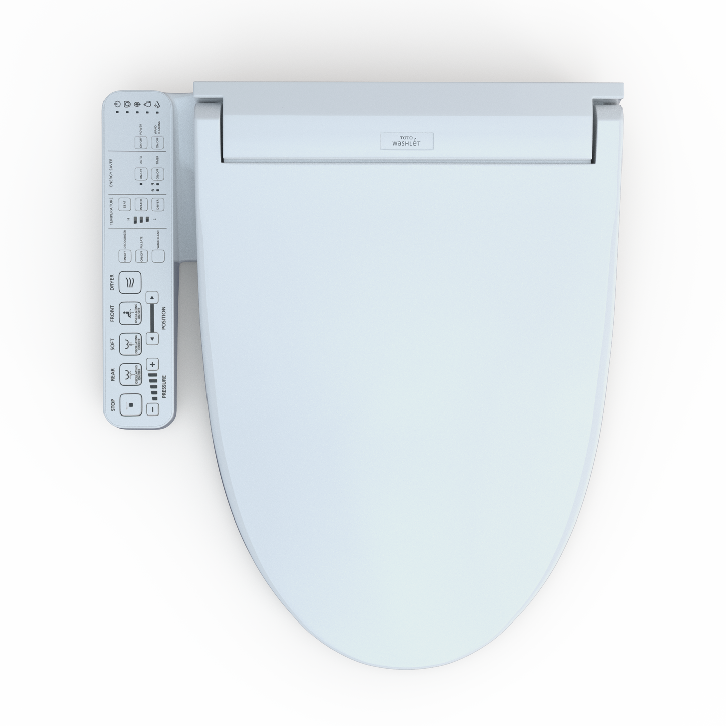 TOTO SW3074#01 Washlet C2 Electronic Bidet Toilet Seat With Premist And Ewater+ Wand Cleaning - Cotton White