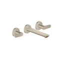 AXOR 49071821 Citterio C Wall-Mounted Widespread Faucet- Cubic Cut, 1.2 GPM - Brushed Nickel