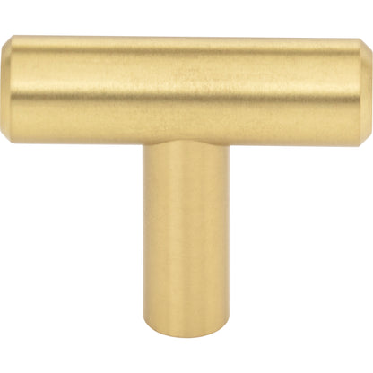 ELEMENTS 40BG Naples 1-9/16" Length Bar Knob - Brushed Gold