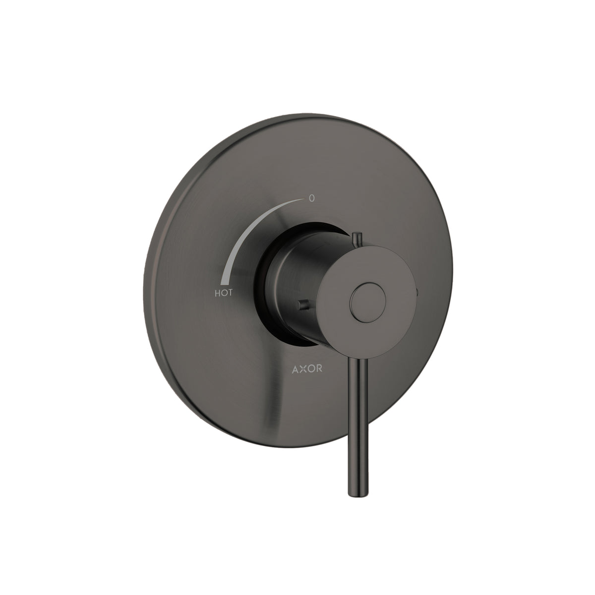 AXOR 10407341 Starck Pressure Balance Trim - Brushed Black Chrome