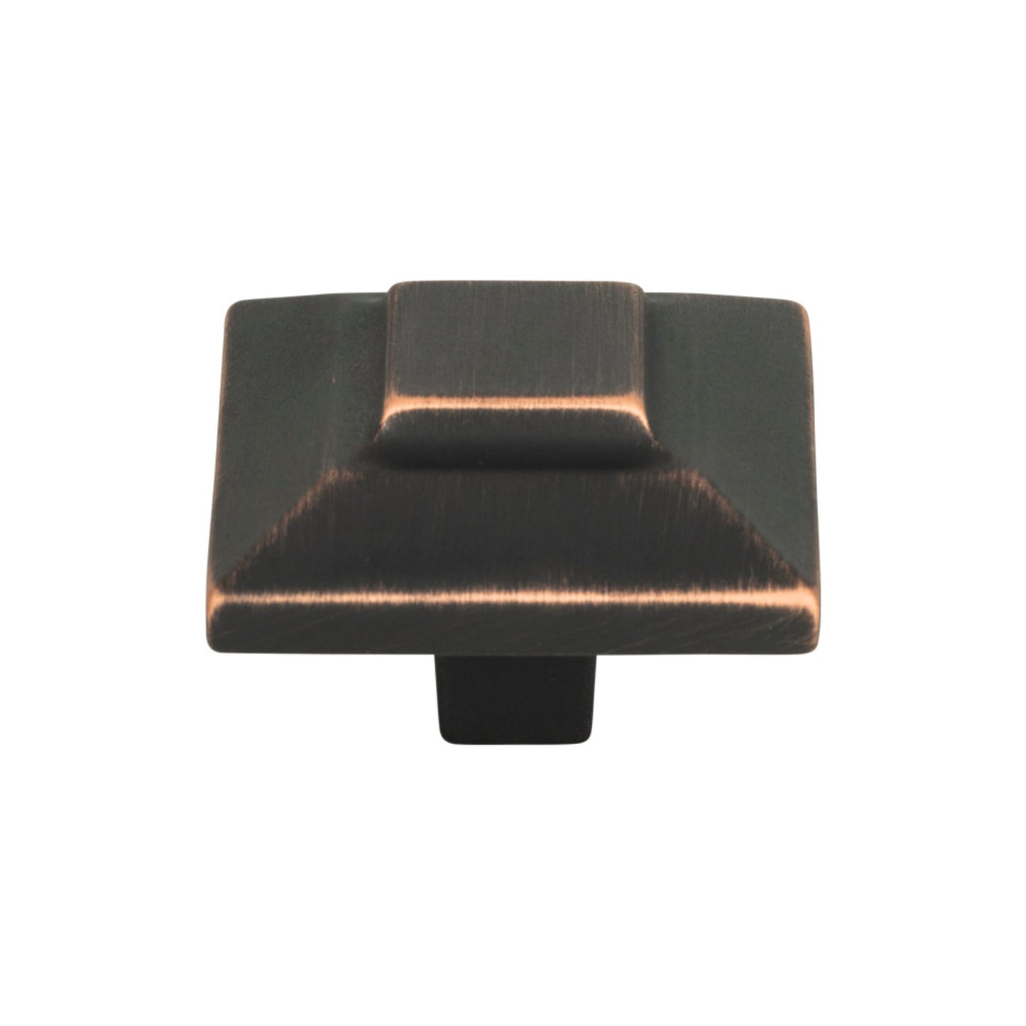 ATLAS 4002-VB Trocadero 1 1/2" Length Square Knob , Venetian Bronze