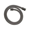 AXOR 28286340 ShowerSolutions Techniflex Hose with Cylindrical Nut, 63" - Brushed Black Chrome