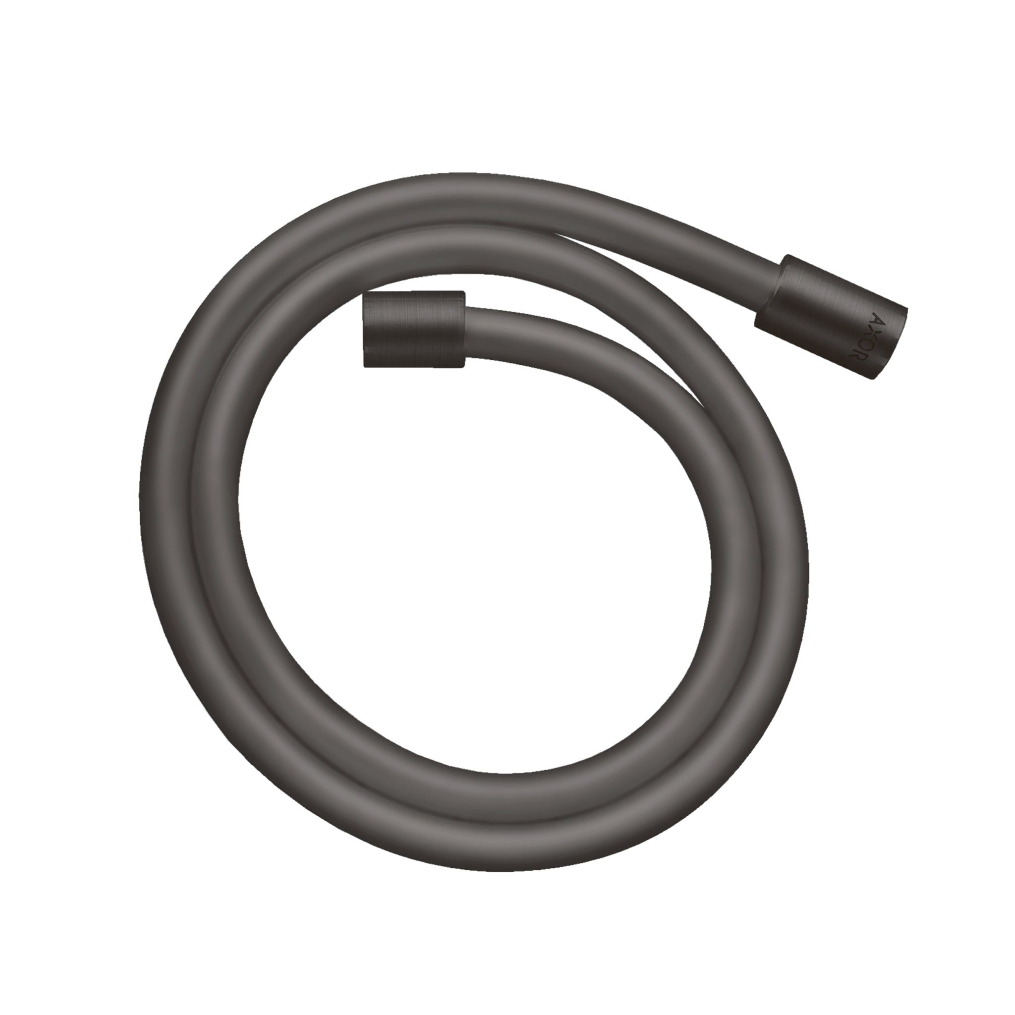 AXOR 28286340 ShowerSolutions Techniflex Hose with Cylindrical Nut, 63" - Brushed Black Chrome