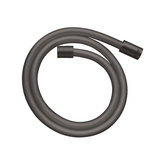 AXOR 28286340 ShowerSolutions Techniflex Hose with Cylindrical Nut, 63" - Brushed Black Chrome