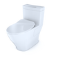 TOTO MS626234CEFG#01 Aimes One-Piece Elongated 1.28 GPF Toilet with CEFIONTECT and SoftClose Seat , Cotton White