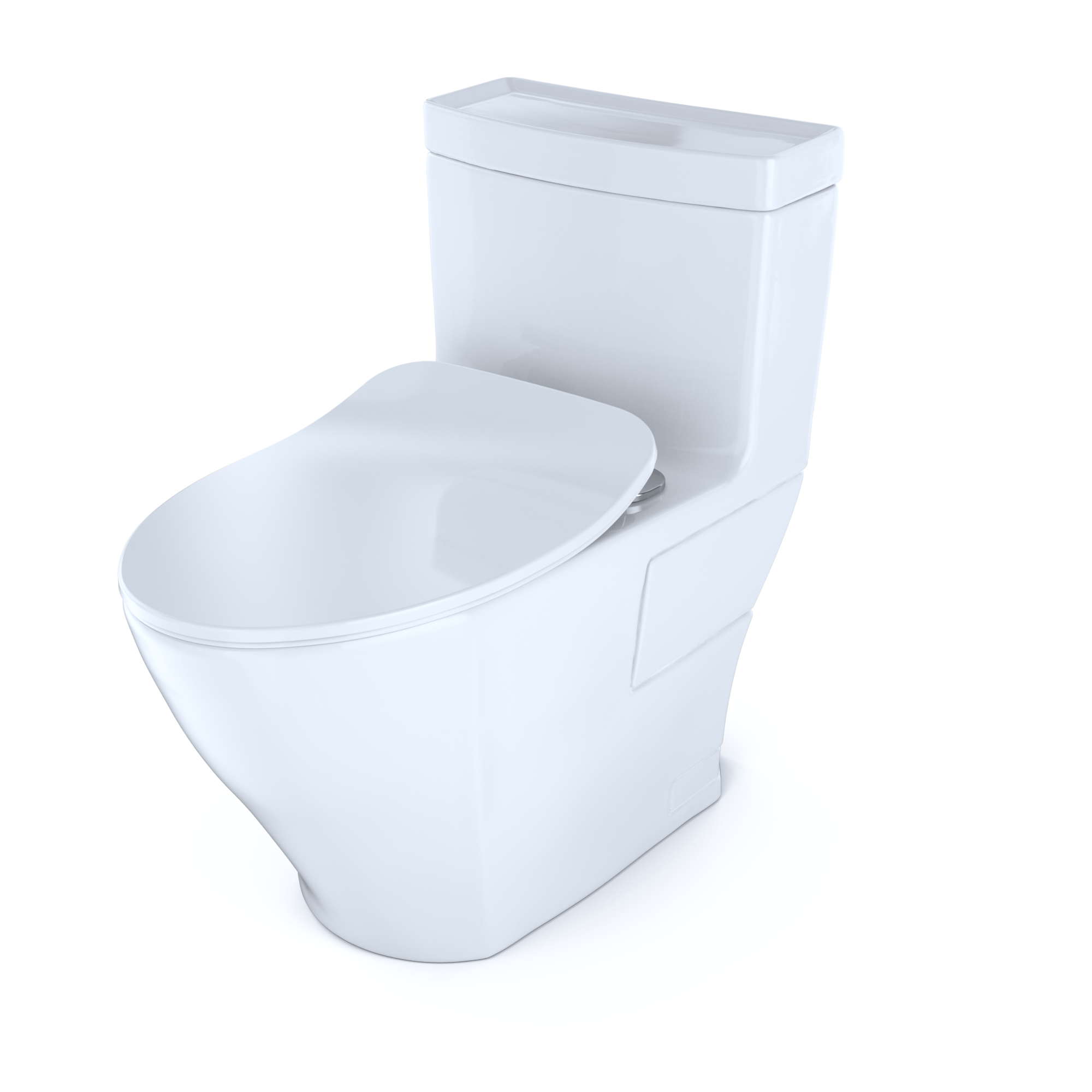 TOTO MS626234CEFG#01 Aimes One-Piece Elongated 1.28 Gpf Toilet With Cefiontect And Softclose Seat - Cotton White