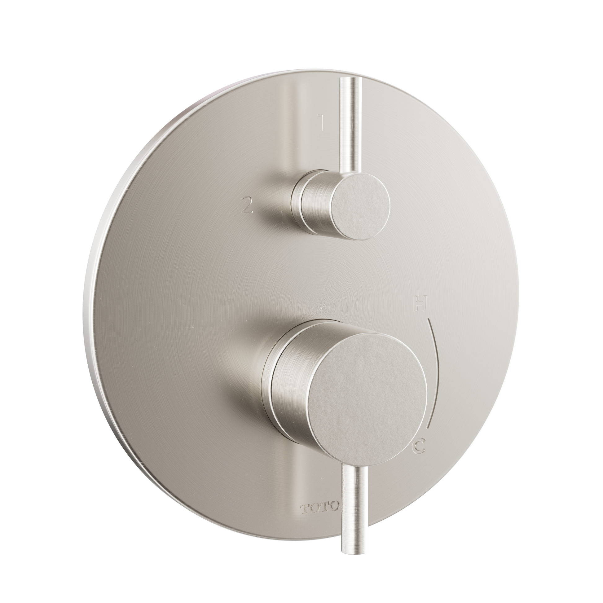 TOTO TBV01802U#BN Round Pressure Balance Valve With Diverter Trim - Brushed Nickel