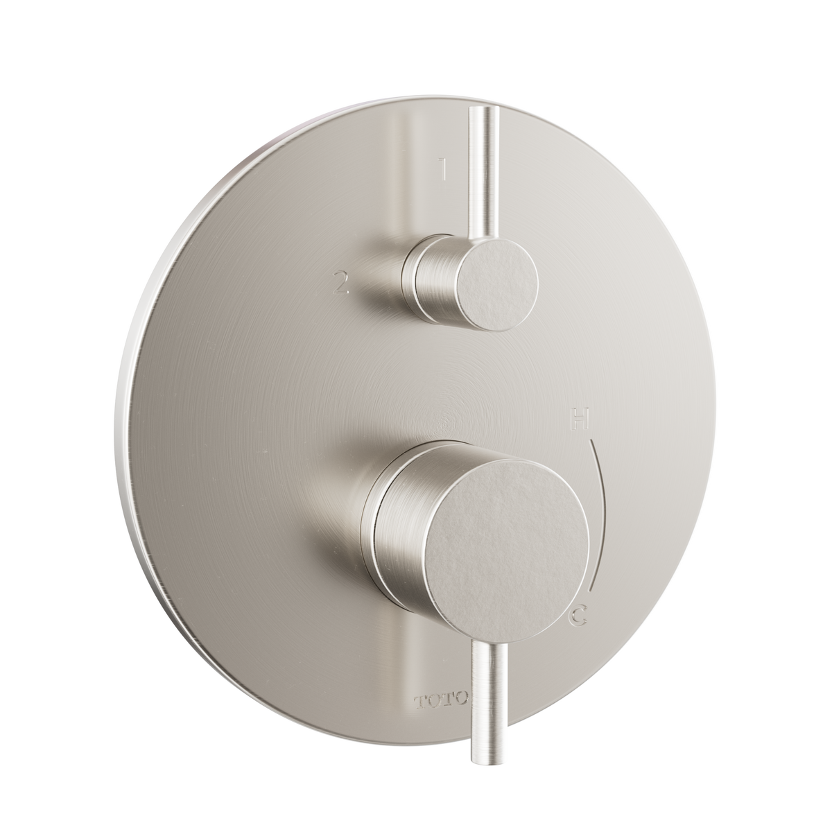 TOTO TBV01802U#BN Round Pressure Balance Valve With Diverter Trim - Brushed Nickel