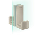 AXOR 42639820 Universal Rectangular Shower Door Handle - Brushed Nickel