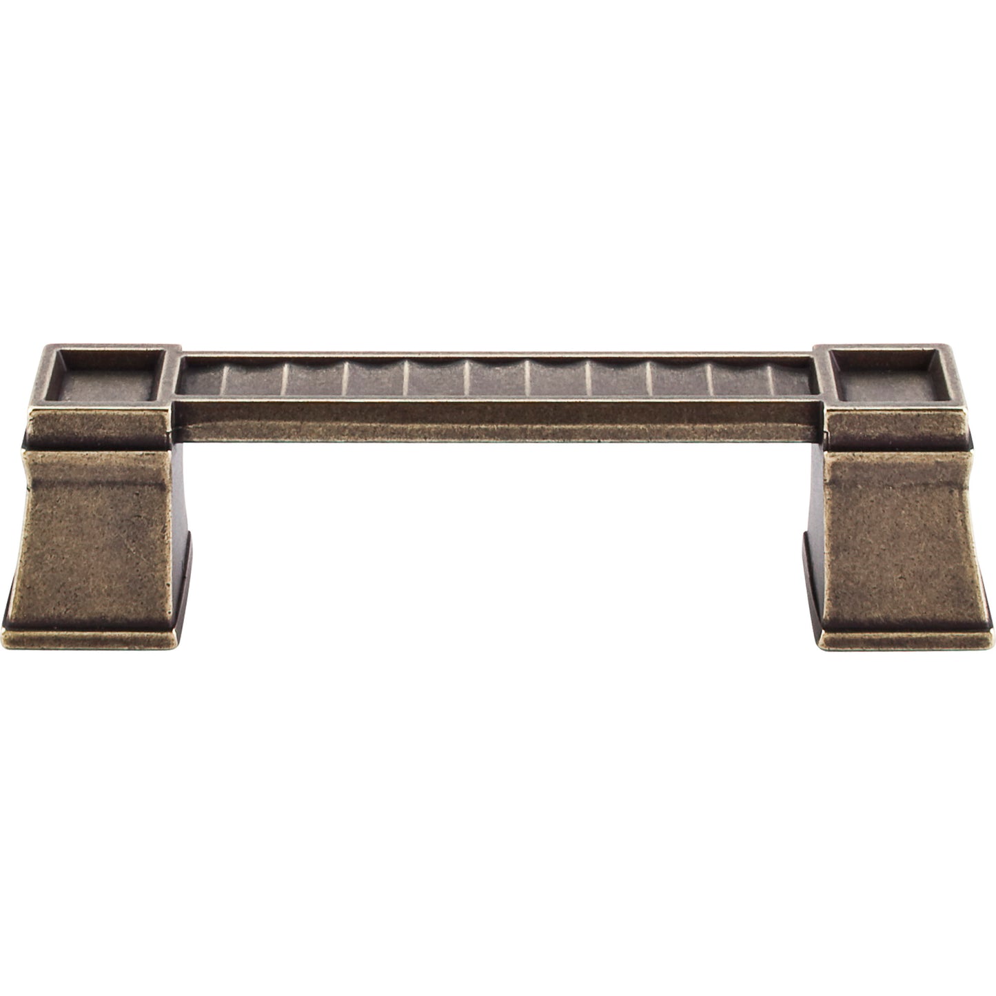 TOP KNOBS TK187GBZ Great Wall 4" Center to Center Bar Pull , German Bronze