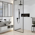 HANSGROHE 24339671 Pulsify E Extension Pipe for Ceiling Mount E, 12" - Matte Black