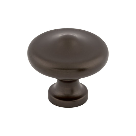 TOP KNOBS M1227 Peak 1 5/16" Diameter Round Knob - Oil Rubbed Bronze