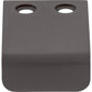 TOP KNOBS TK101BLK Tab 7/16" Center to Center Finger Pull - Flat Black