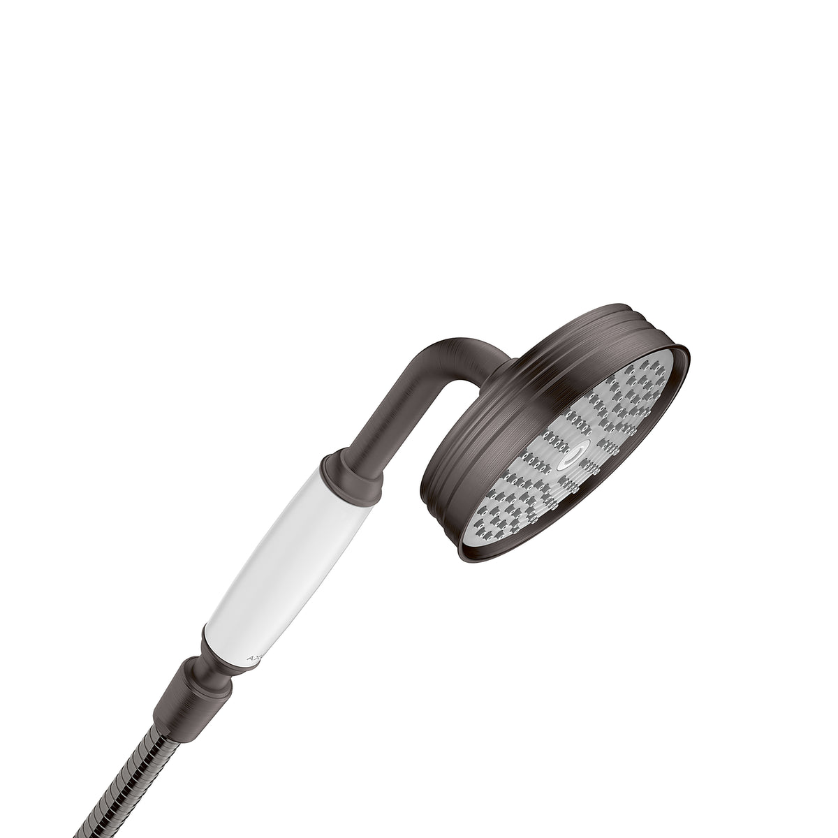 AXOR 04695340 Montreux Handshower 100 1-Jet, 1.8 GPM - Brushed Black Chrome