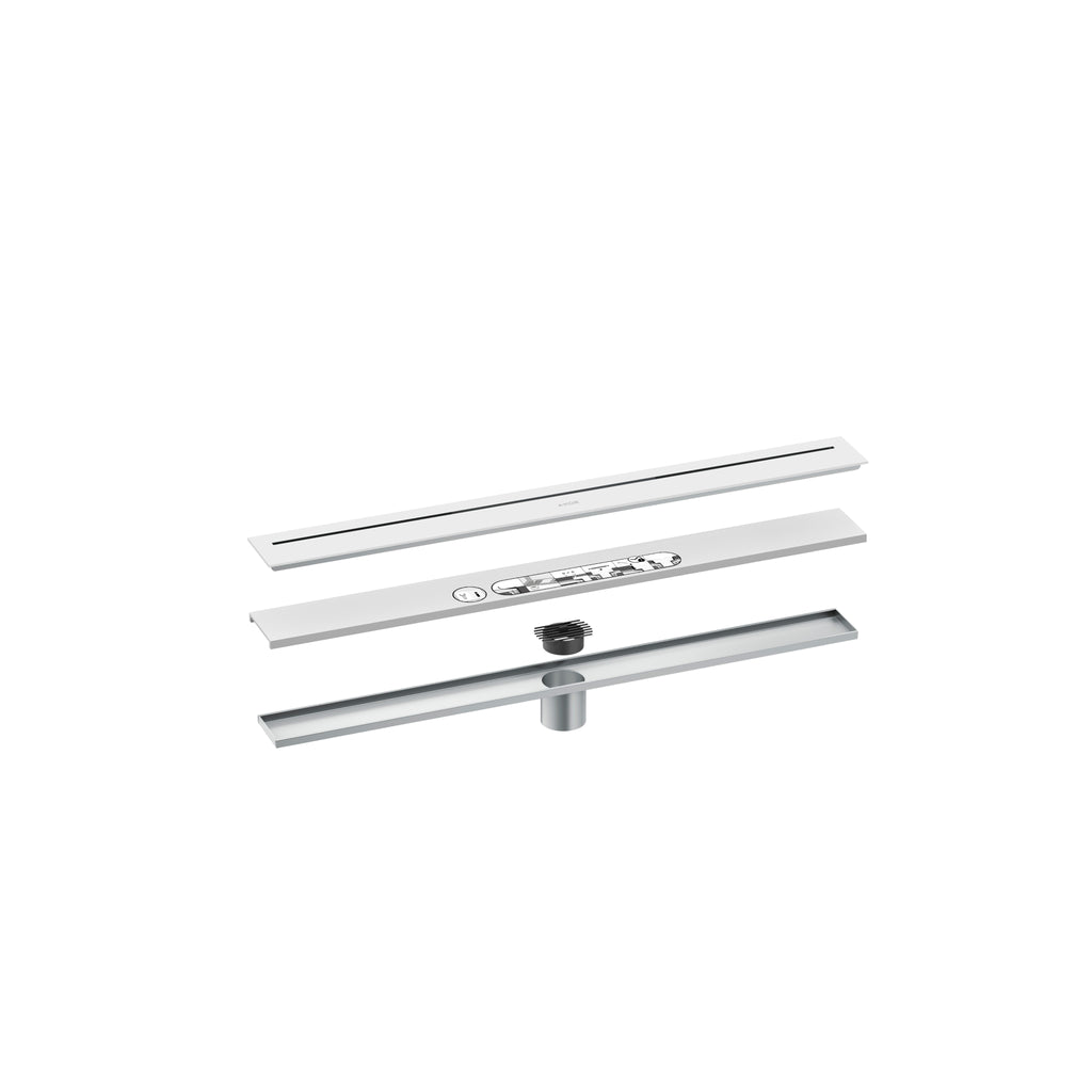 AXOR 42520701 Drains Floor Installation 27 9/16" - Matte White