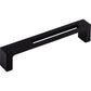 TOP KNOBS TK266BLK Modern Metro Slot 5" Center to Center Bar Pull - Flat Black