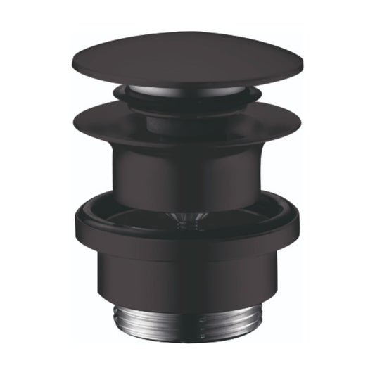 HANSGROHE 50100671  Push-Open Sink Drain - Matte Black