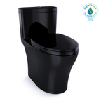 TOTO MS646124CEMFN#51 Aquia Iv One-Piece Elongated Dual Flush 1.28 And 0.9 Gpf Universal Height - Ebony