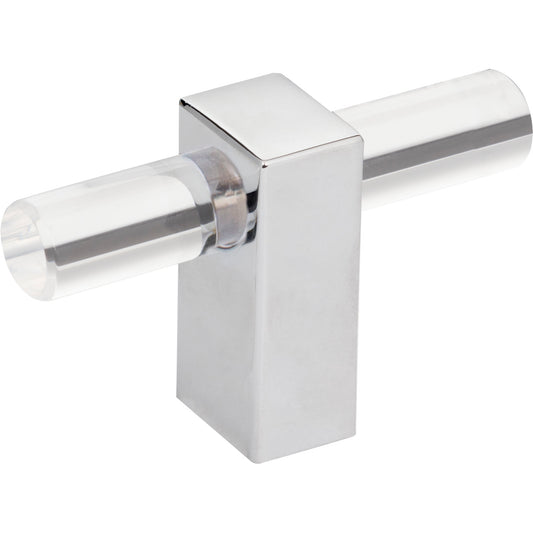 JEFFREY ALEXANDER 578T-PC Spencer 2-3/8" Length Bar Knob - Polished Chrome