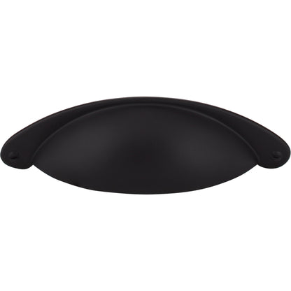 JEFFREY ALEXANDER 8233BLK Lyon 3" Center-to-Center Cup/Bin Pull - Matte Black