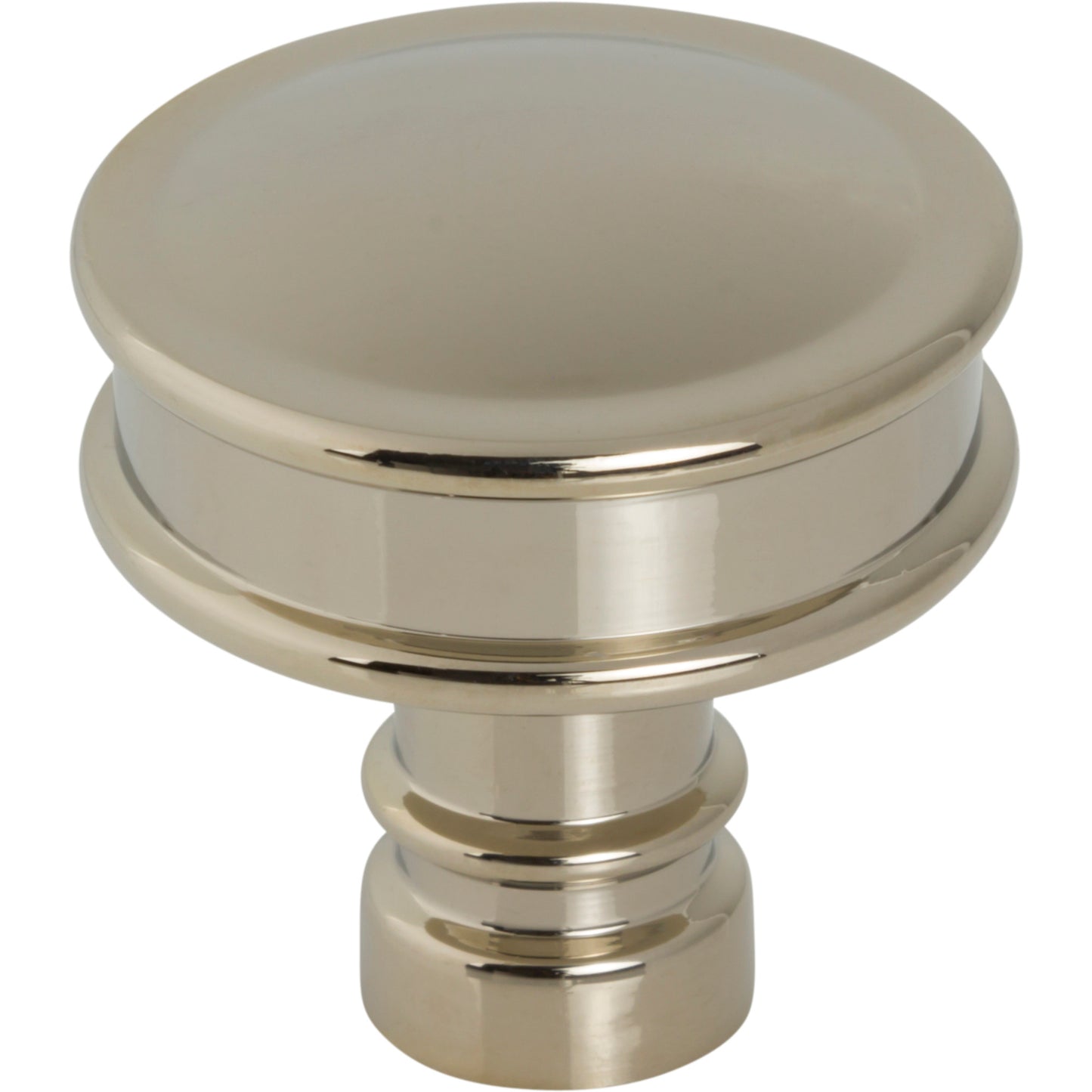 TOP KNOBS TK3140PN Cranford 1 1/4" Diameter Round Knob - Polished Nickel