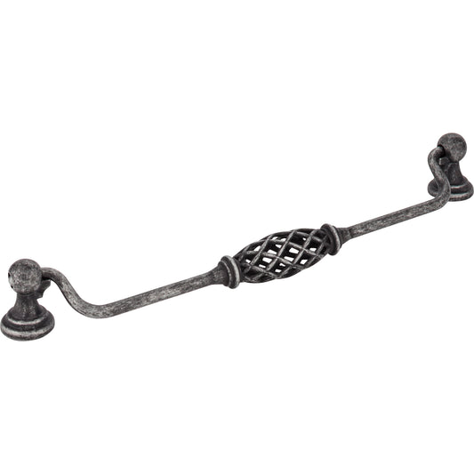 JEFFREY ALEXANDER 749-224SIM Tuscany 224 mm Center-to-Center Drop Handle , Distressed Antique Silver