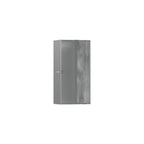 HANSGROHE 56082800 XtraStoris Rock Wall Niche with Tileable Door 12"x 6"x 4" - Brushed Stainless Steel