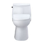 TOTO MW6144736CEFGA#01 Washlet+ Carlyle Ii One-Piece Elongated 1.28 Gpf Toilet With Auto Flush Washlet+ S7A Contemporary Bidet Seat - Cotton White