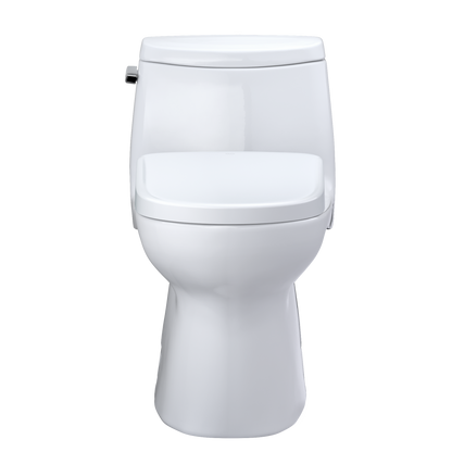 TOTO MW6144736CEFG#01 Washlet+ Carlyle Ii One-Piece Elongated 1.28 Gpf Toilet And Washlet+ S7A Contemporary Bidet Seat - Cotton White